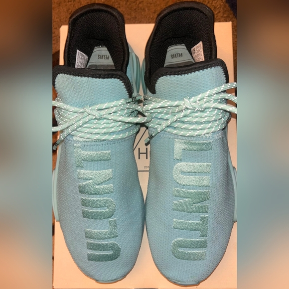 adidas gazelle silver green womens Men's Adidas HU Pharrell NMD Orange Trainers
